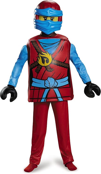 NYA Deluxe Ninjago Lego Costume, Large/10-12