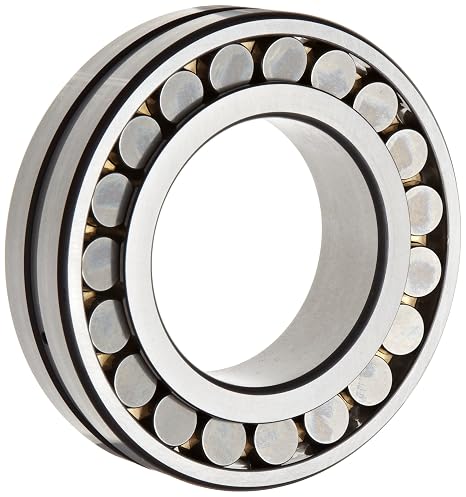 FAG 22217E1A-M-C3 Spherical Roller Bearing, Straight Bore, Brass Cage, C3 Clearance, Metric, 85mm ID, 150mm OD, 36mm Width, 5300rpm Maximum Rotational Speed, 325kN Static Load Capacity, 305kN Dynamic Load Capacity