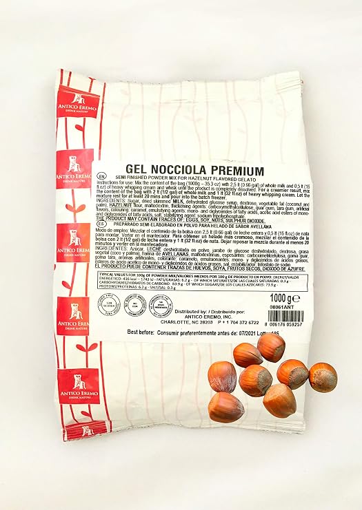 NEW Premium Formula Nocciola Gelato Mix (Hazelnut)