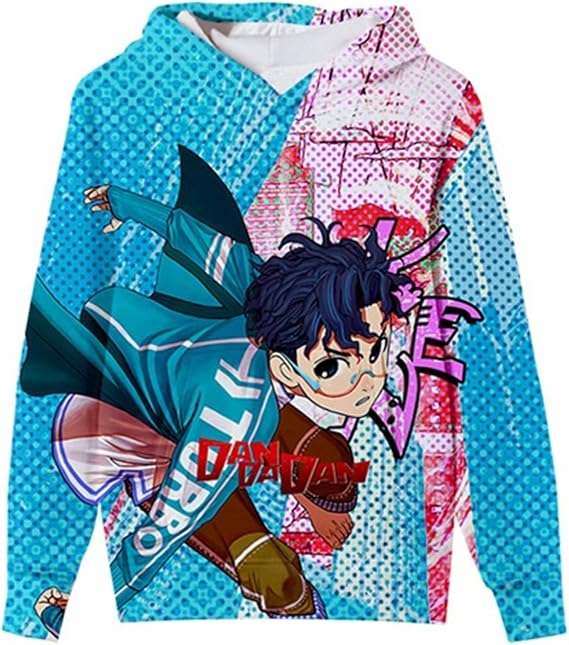 Anime DanDaDan Hoodie Okarun Pullover Sweatshirt Jacket Sweater Costume