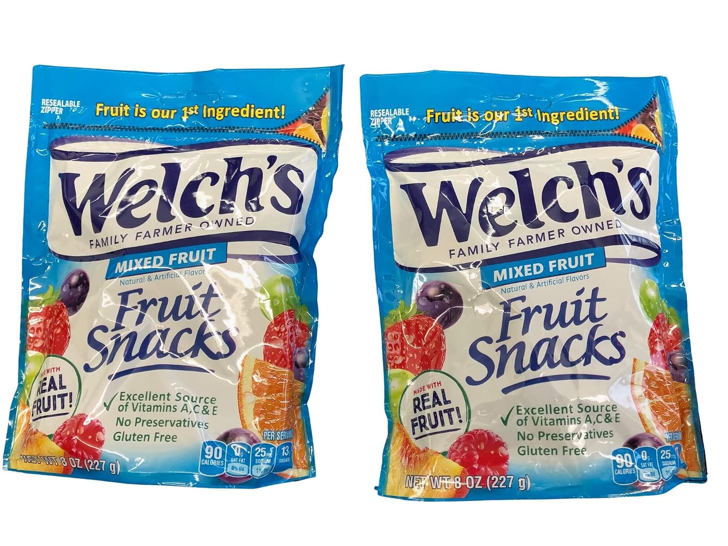 Generic WELCH‘S Fruit Snacks, Mixed Fruit, 8 Ounce, 2 Pack