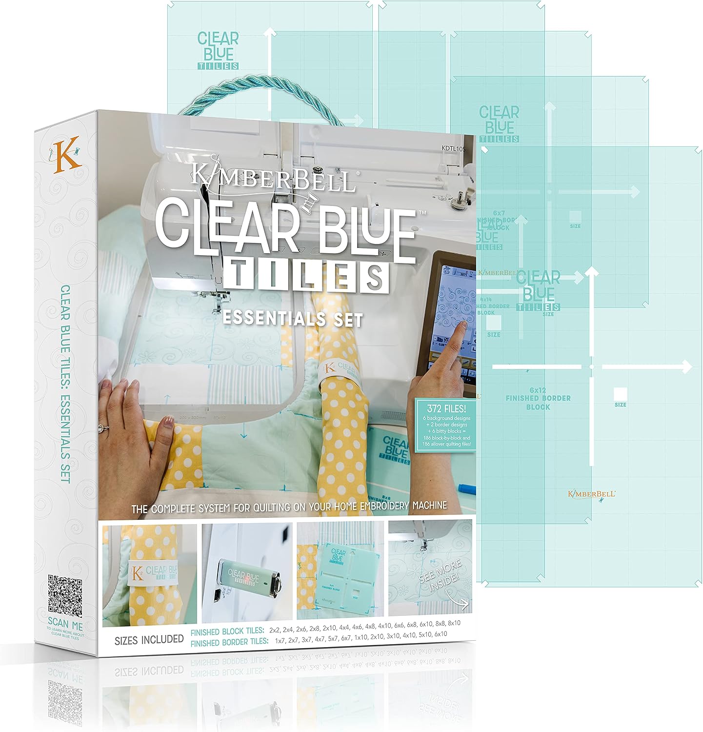Kimberbell Clear Blue Tiles
