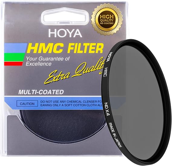 Hoya HMC NDX4 Screw-in Filter - 77mm ND Filter, 2-Stop Light Reduction - Multi-Coated for Glare-Free Image - Control Shutter Speed & Depth - Ideal for Waterfalls, Clouds & Bright Light Photography