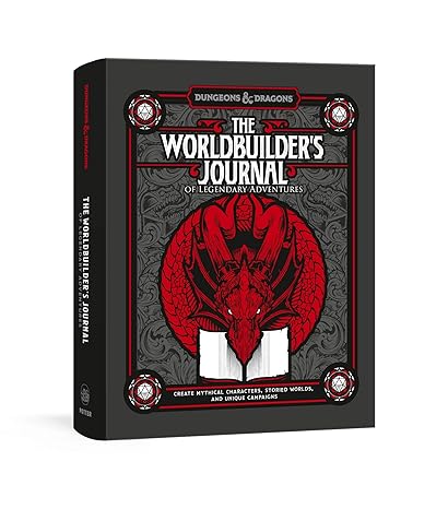 The Worldbuilder's Journal of Legendary Adventures (Dungeons & Dragons): 365 Questions to Help You Create Mythical Characters, Storied Worlds, and Unique Campaigns