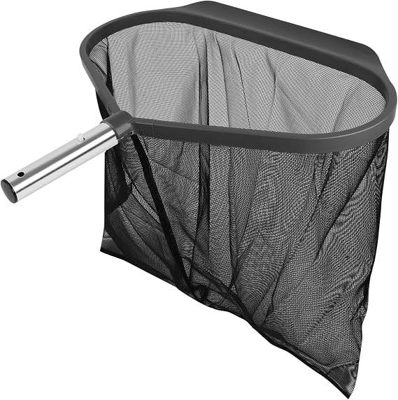 Pool Net Skimmer Heavy Duty, Swimming Pool Leaf Skimmer Net for Cleaning, Swimming Pool Leaf Skimmer Rake Net with Fine Mesh Fits All Standard Poles (Pole Not Included)