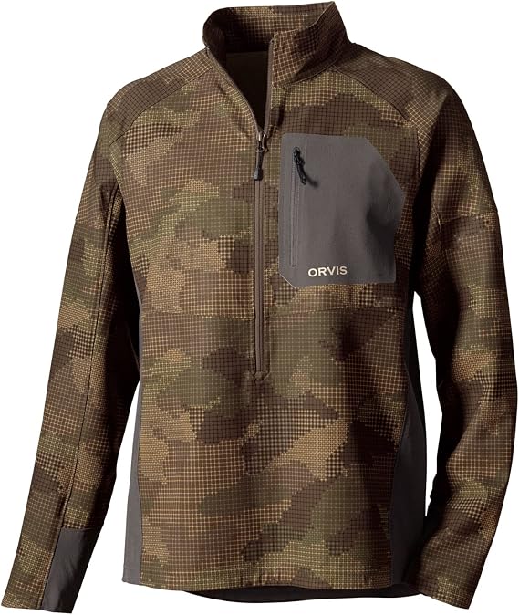 Orvis Pro Lightweight Softshell Hoodie and Pullover for Men - Athletic Shell with DWR Finish, Breathable, Adjustable Hem