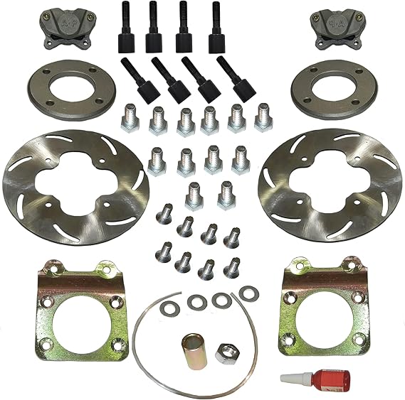 Front Left Right Disc Brake Conversion Kit Fits Honda Trx450 Trx 450 Foreman 98 99 00 01 02 03 04 Free Fedex 2 Day Shipping