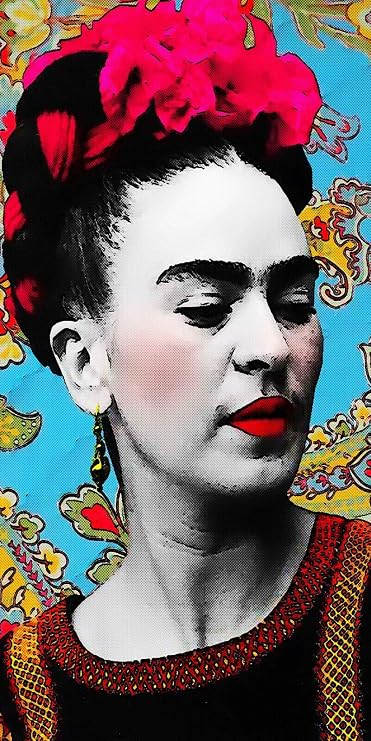 Frida Kahlo Pop II - CANVAS OR PRINT WALL ART