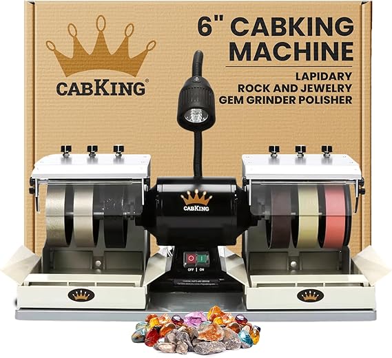 6" Cabbing Machine Lapidary Equipment - Complete Grinder Polisher