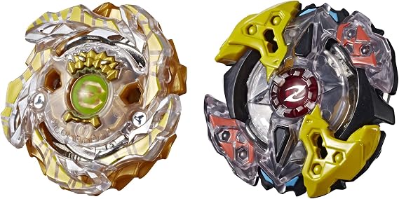 Beyblade Burst Turbo Slingshock Dual Pack Galaxy Zeutron Z4, Gold-X Betromoth B4