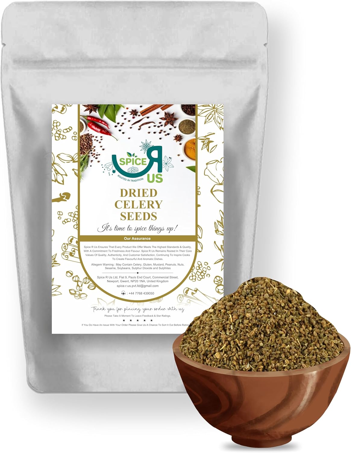 Whole Dried Celery Seeds Premium Quality 50g-1900g 50g