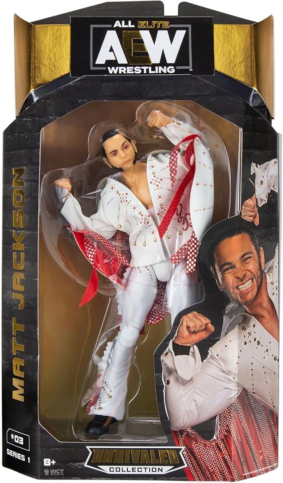 AEW Matt Jackson Young Bucks Invincible Series 1B Variant Wrestling Action Figure