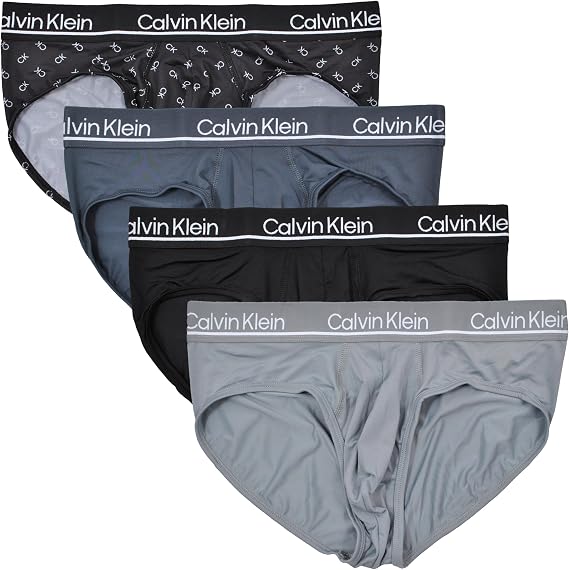 Calvin Klein Microfiber Stretch Plus 4-pack Hipster Briefs