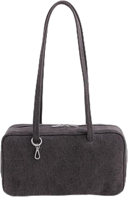 BAGGU Women's Denim Bowler Bag