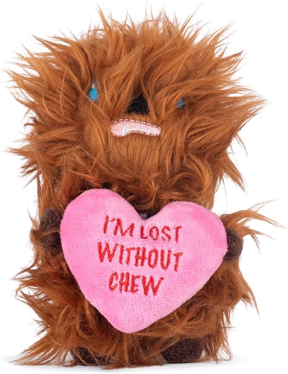 Star Wars for Pets Dog Toy Chewbacca Plush Squeaker | 6 Chewy Lost Without Chew Plush Squeaker Pet Toy | Soft Chew Toy for Dogs | Chewbacca Stuffed Animal 6 Inch