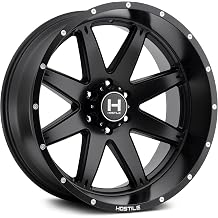 Hostile Alpha satin black Wheel with Painted Finish (24 x 14. inches /8 x 180 mm,76 mm Offset)