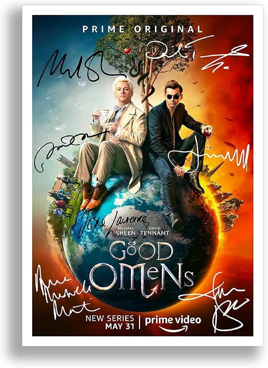 Good Omens Cast Signed Autograph A4 Poster Photo Print Prime TV Show Series Season Framed DVD Boxset Memorabilia Gift (A3 Print (Unframed))