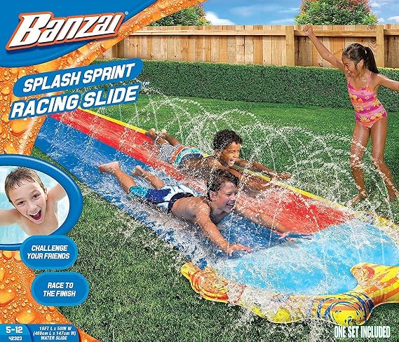 Banzai Splash Sprint Racing Slide