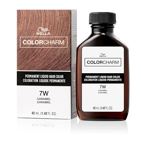 COLORCHARM Permanent Liquid Hair Color for Gray Coverage, Warm