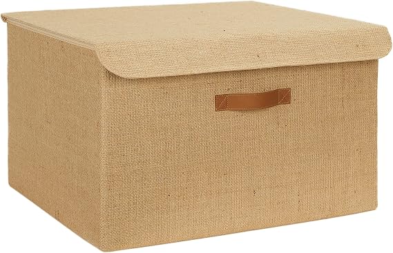 Ocean Home Textile Jute Lid Box 48 x 40 x 30 cm