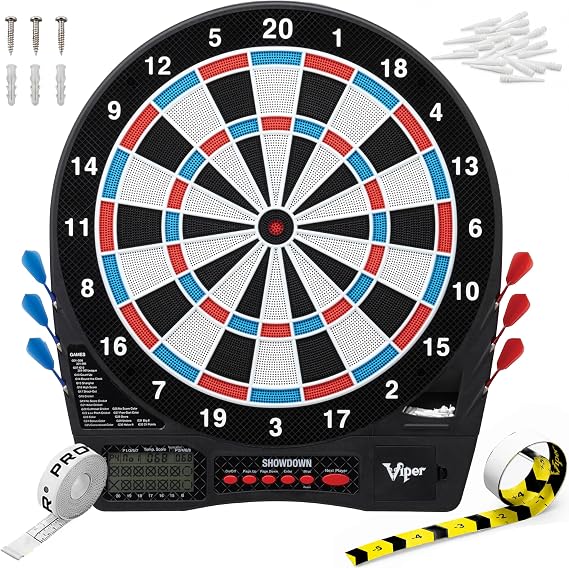 Viper by GLD Products Showdown Electronic Soft Tip Dart Board for Adults