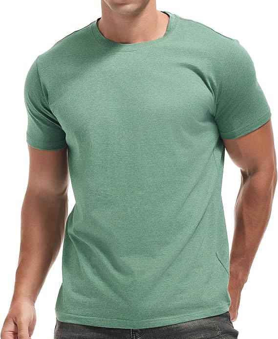 VEIISAR Crew Neck T-Shirts Premium Men's T-Shirts Soft and Fitted T-Shirt Casual Stylish Tee