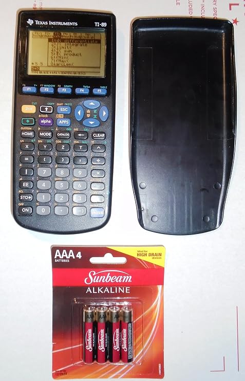 Texas InstrumentsR TI-89 Graphing Calculator