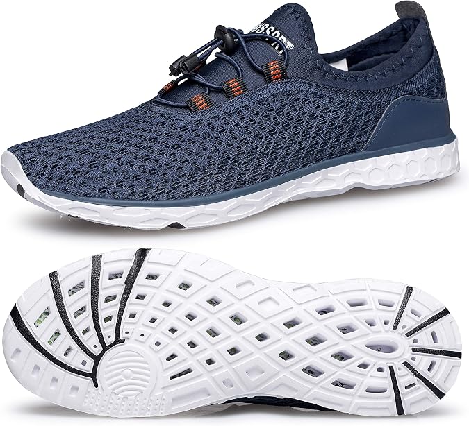 DOUSSPRT Men's Water Shoes Quick Dry for Beach Swim Pool Fishing