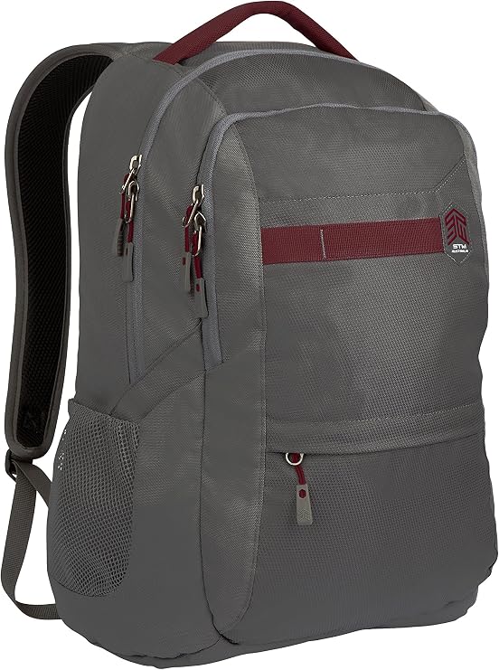 STM Trilogy Backpack for Laptops Up to 15-Inch - Granite Grey (stm-111-171P-16)