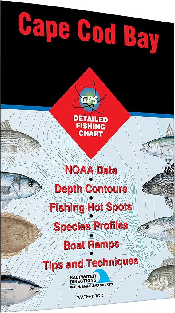 Cape Cod Bay Fishing Map