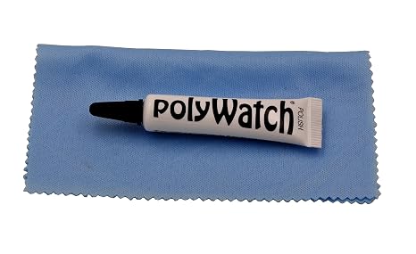 Polywatch Poly Watch Plastic Crystal Glass Polish & Scratch Remover Repair Tool With Blue Cloth