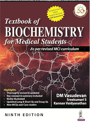 (OLD EDITION) Textbook of Biochemistry for Medical Students