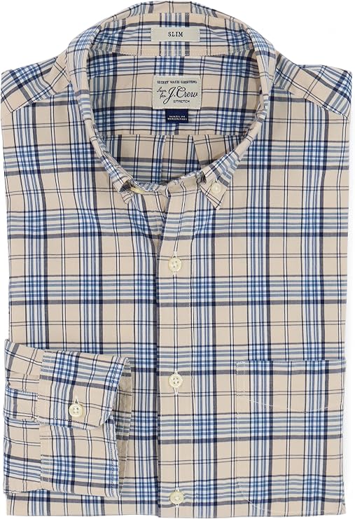 J.Crew Men's Slim Fit Secret Wash Shirt