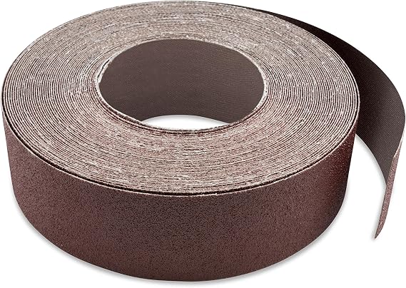 Red Label Abrasives 3 Inch X 70 FT 36 Grit Woodworking Drum Sander Strip Roll, Cut to Length
