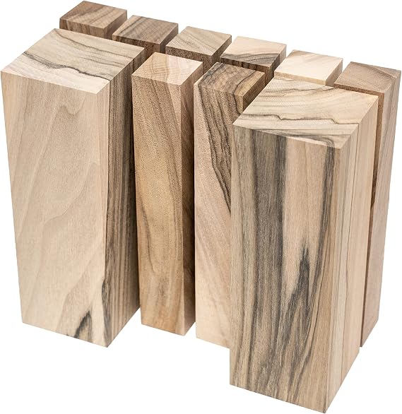 BeaverCraft Walnut Wood for Carving BW10 pcs Wooden Blocks for Whittling and Crafts - Wood Carving Blocks for Creative Projects