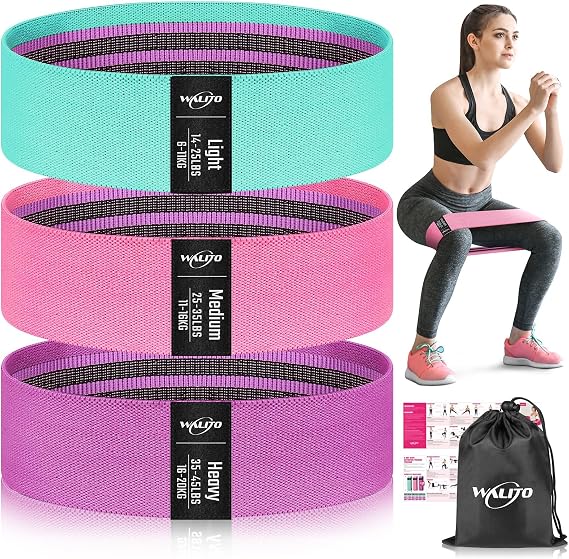Fabric Resistance Bands for Working Out, Exercise Bands for Glutes and Legs