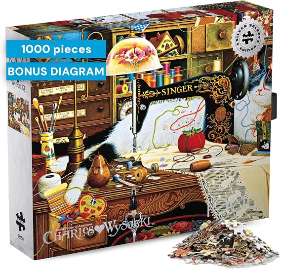 Buffalo Games - Charles Wysocki Maggie the Messmaker - 1000 Piece Puzzle