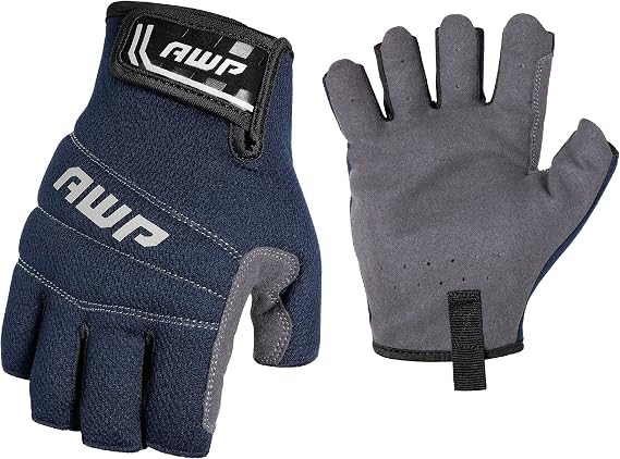 AWP Professional Fingerless Work Gloves