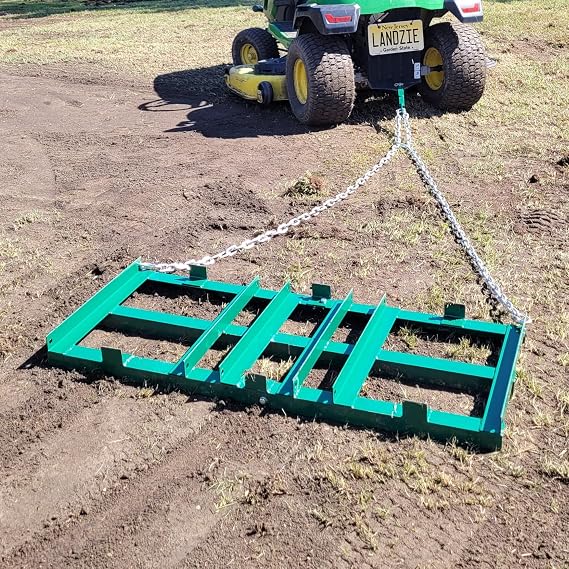 LANDZIE - Drag Harrow 4 FT, Tow Behind Driveway Grader