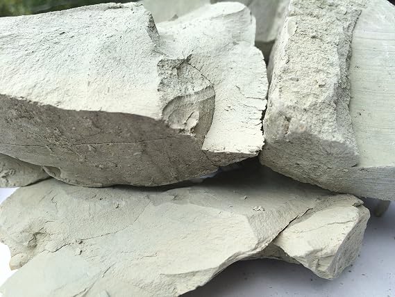 Sapphire Edible Clay Chunks (lump) Natural for Eating (Food), 4 oz (113 g)