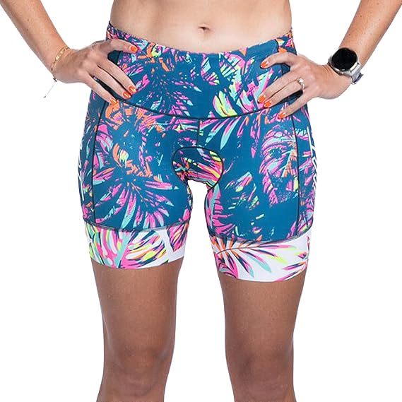 Zoot Women's Ltd Tri 6" Short | Womens LTD 6-Inch Triathlon Shorts; Endurance Cycle Padded Shorts for Swim; Bike; Run with Quick Drying UPF 50+ Fabric