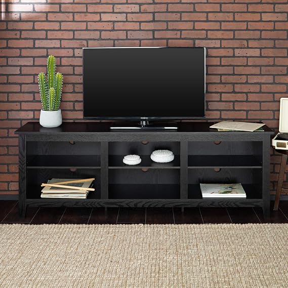 Home Accent Furnishings New 70 Inch Wide Black Television Stand