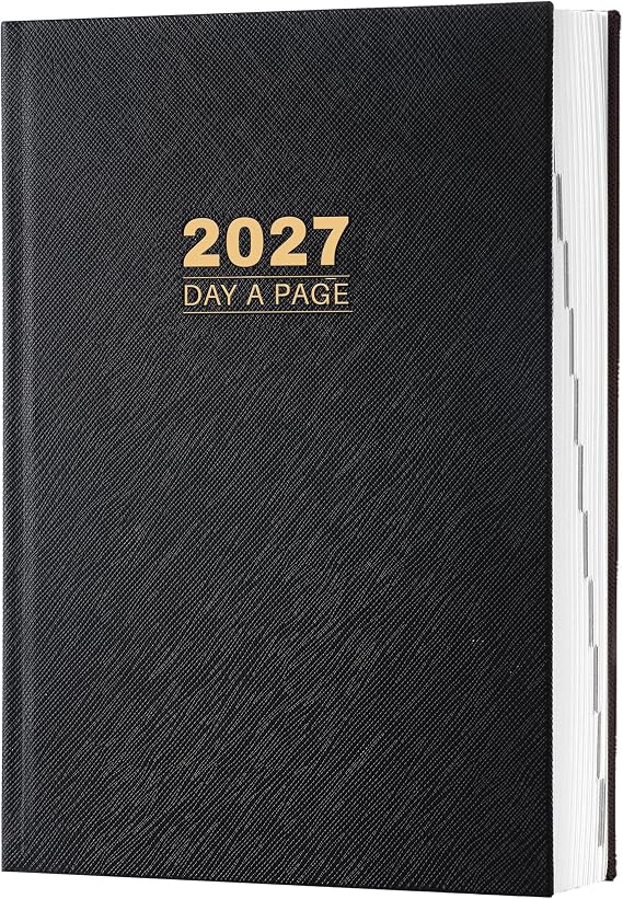 2027 Diary - Diary Full Page Per Day, Daily Planner 2027