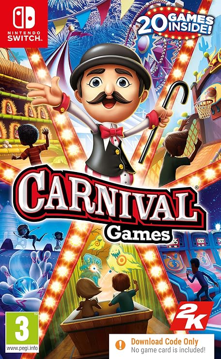 CARNIVAL GAMES CODE IN BOX (Nintendo Switch)