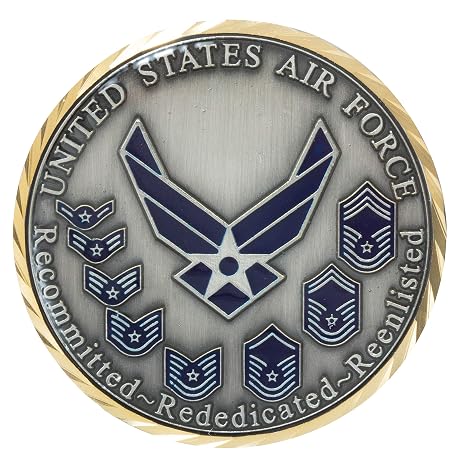 United States Air Force Oath of Enlistment Challenge Coin