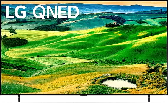 LG 86-Inch Class QNED80 Series Alexa Built-in 4K Smart TV, 120Hz Refresh Rate, AI-Powered 4K, HDR Pro, WiSA Ready, Cloud Gaming (86QNED80UQA, 2022)