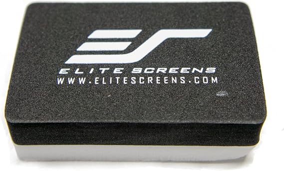 Elite Screens 2pc High Density WhiteBoard Projection Screen Erasers with Plastic Grip