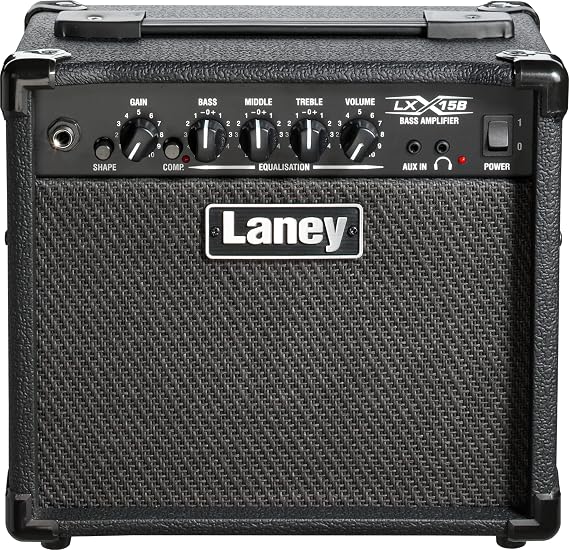 Laney LX15B Bass Guitar Combo 15W 2 x 5 Inch Woofers