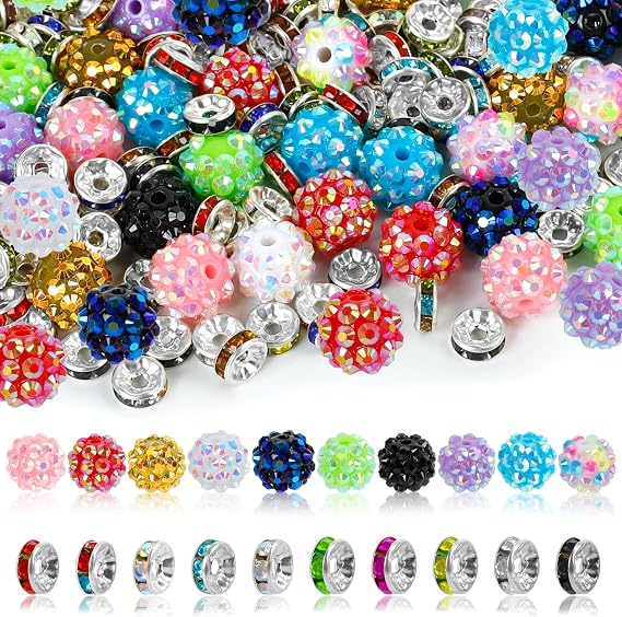 250 Pcs Beads for Pens, Focal Beads for Beadable Pens
