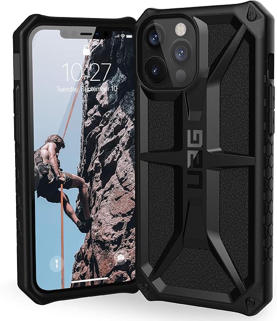 URBAN ARMOR GEAR iPhone 12 Pro Max 6.7 2020 Compatible Shockproof Case MONARCH Black Official Japanese Distributor UAG-IPH20L-P-BK